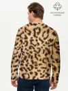 Мужской лонгслив базовый / Леопард