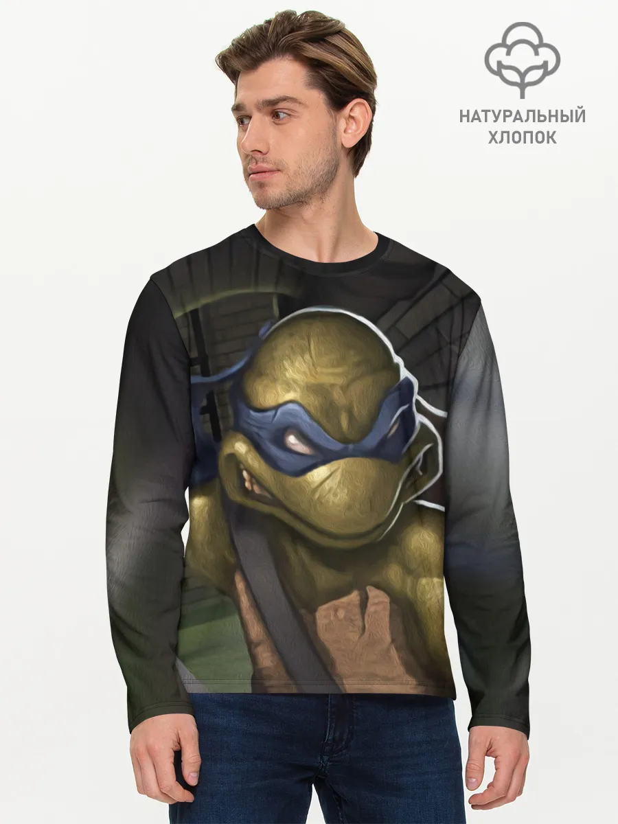 Мужской лонгслив базовый / ЛЕОНАРДО