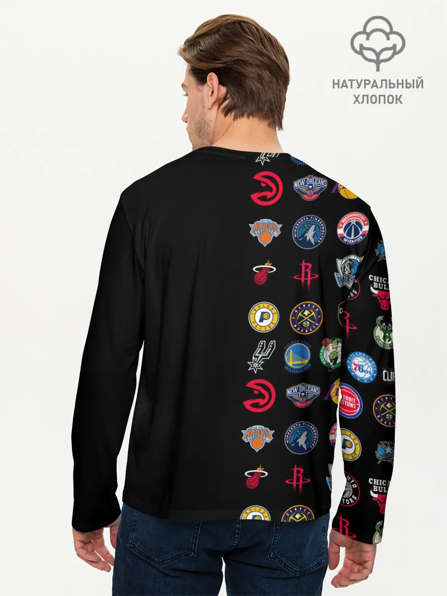 Мужской лонгслив базовый / NBA
