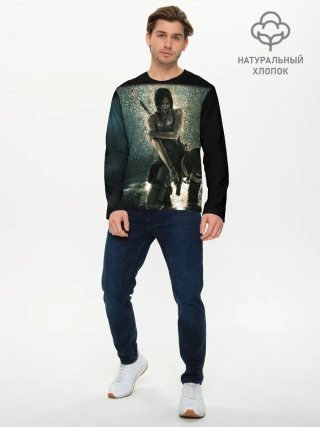 Мужской лонгслив базовый / TOMB RAIDER