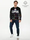 Мужской лонгслив базовый / Los Angeles Clippers