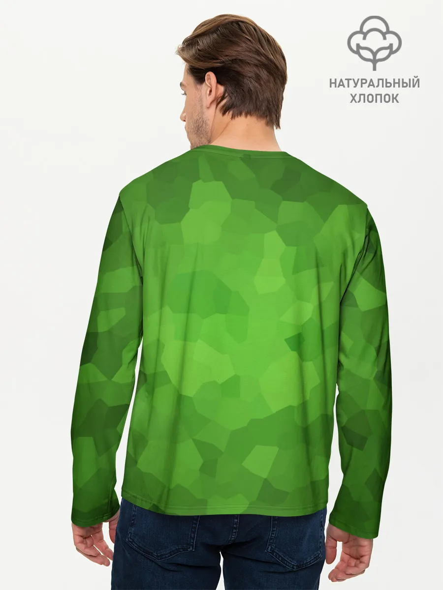 Мужской лонгслив базовый / Minecraft