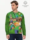 Мужской лонгслив базовый / Minecraft
