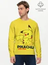 Мужской лонгслив базовый / Pikachu Pika Pika