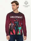 Мужской лонгслив базовый / Valorant