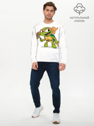 Мужской лонгслив базовый / ЧЕРЕПАШКИ МУТАНТЫ НИНДЗЯ
