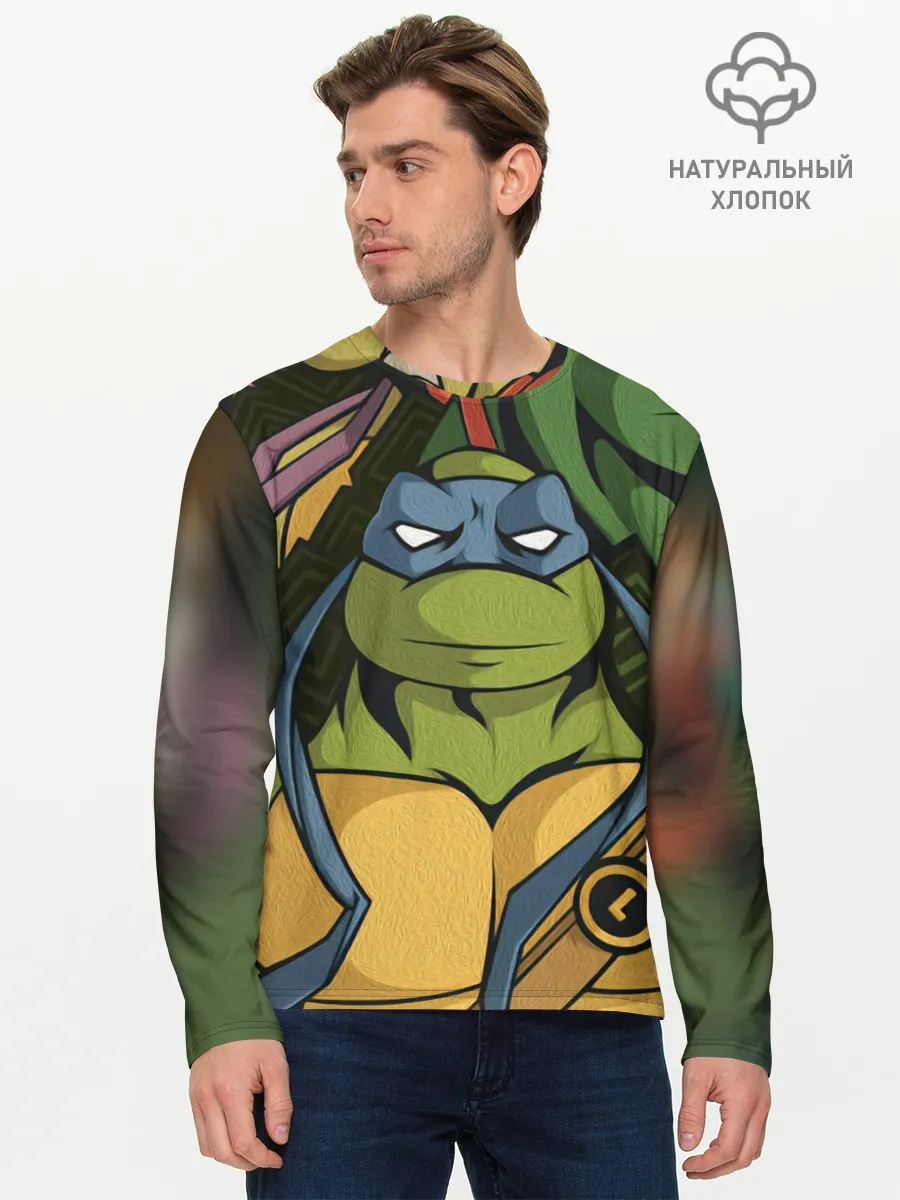Мужской лонгслив базовый / TMNT