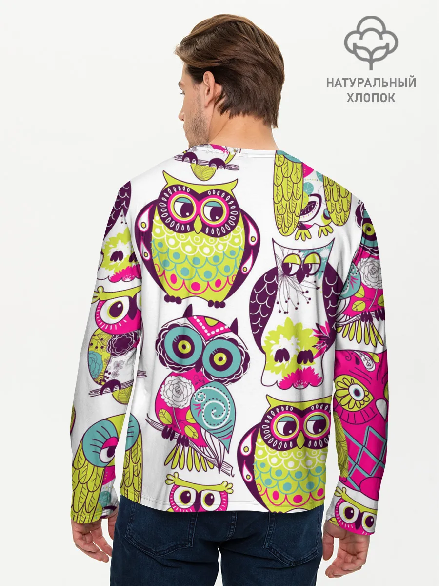 Мужской лонгслив базовый / МУДРЫЕ СОВЫ | WISE OWLS