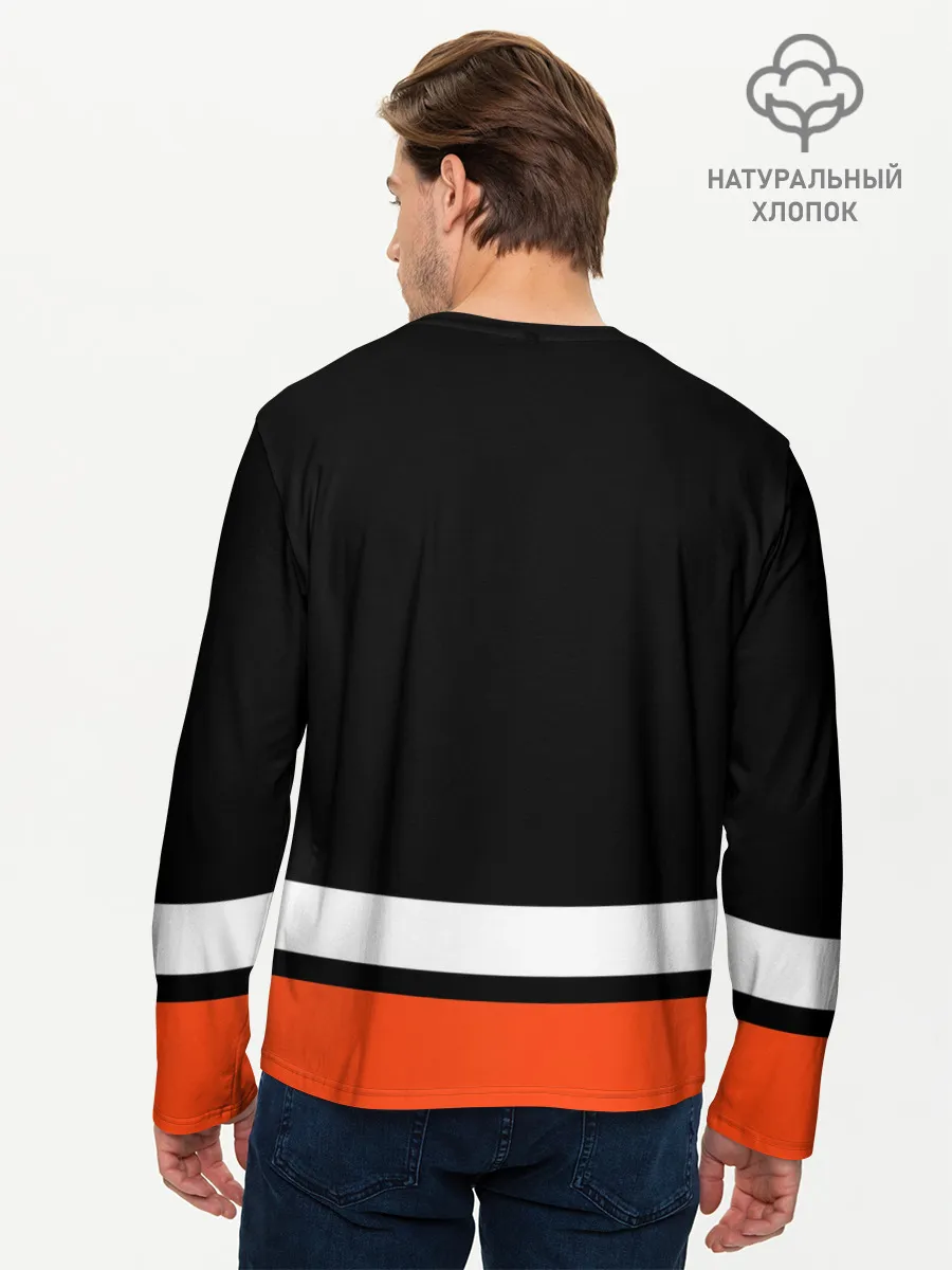 Мужской лонгслив базовый / Филадельфия Флайерз