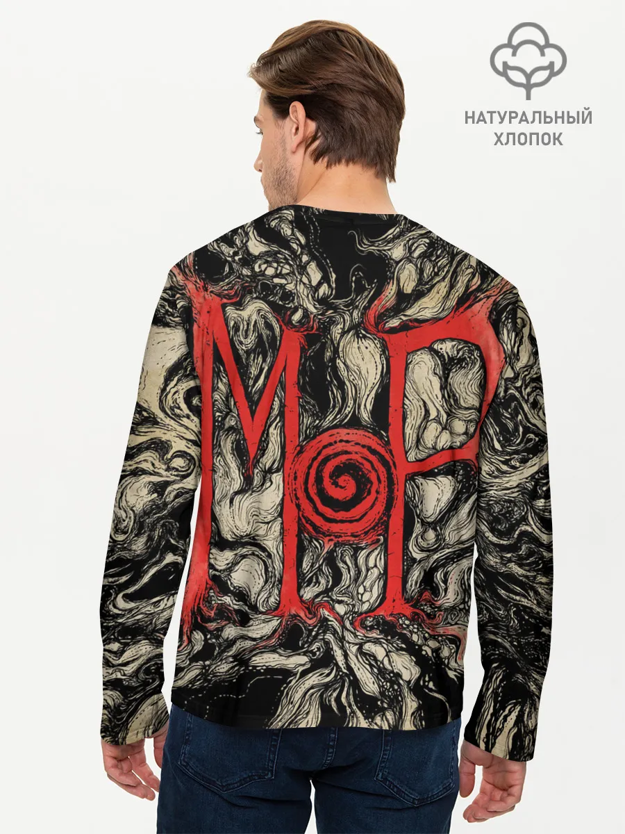 Мужской лонгслив базовый / Чумной доктор Мор