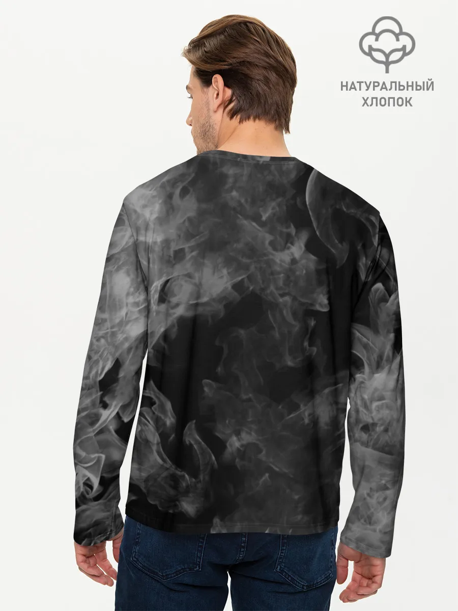 Мужской лонгслив базовый / Diamond is Unbreakable gray