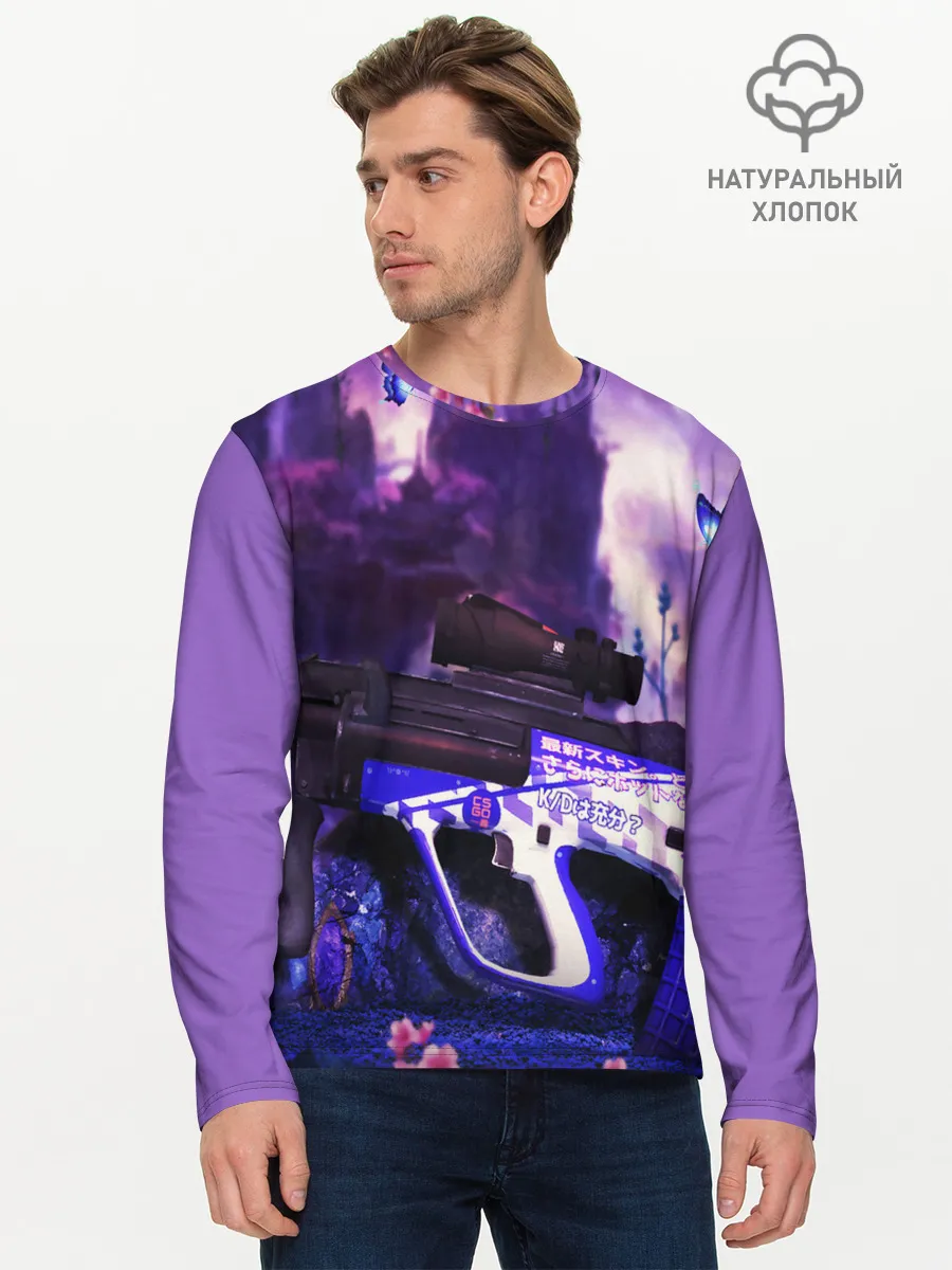 Мужской лонгслив базовый / Counter Strike