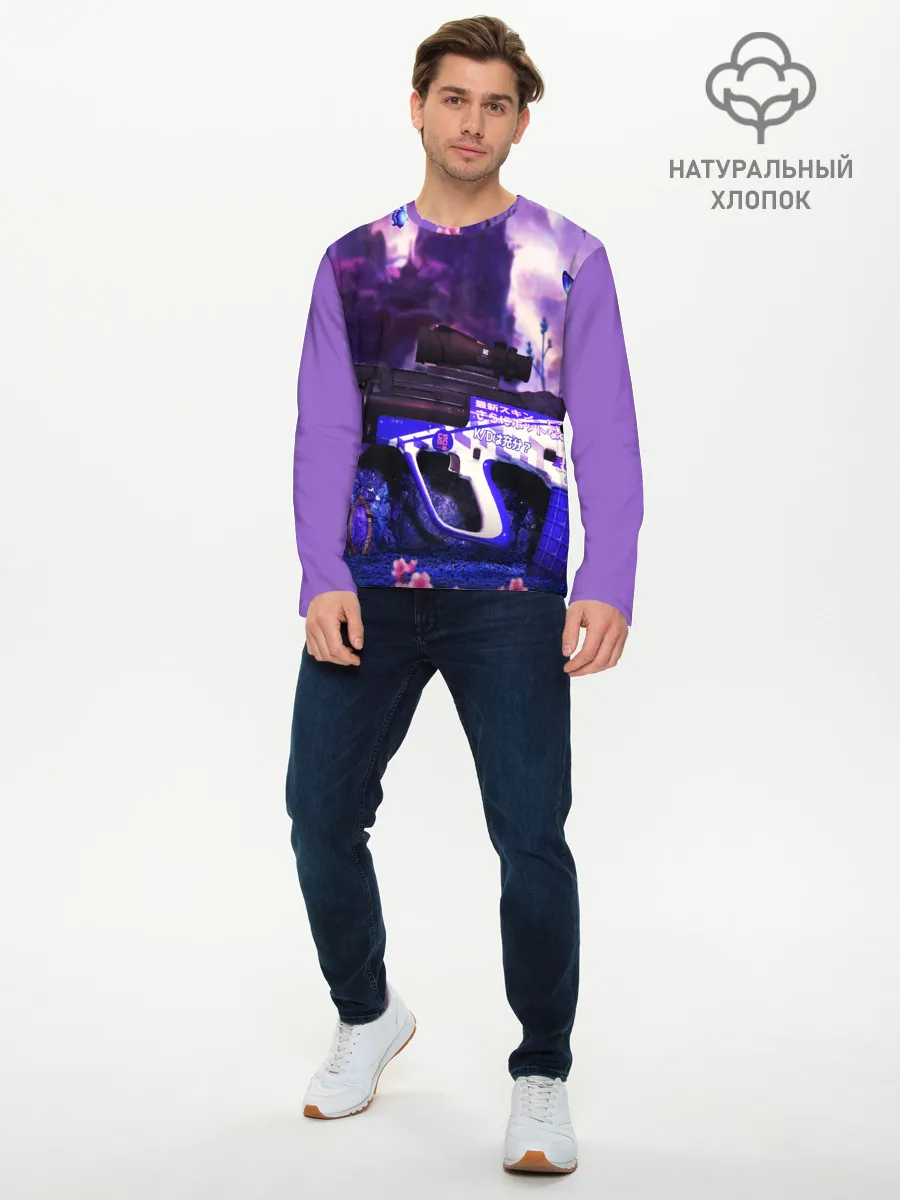 Мужской лонгслив базовый / Counter Strike