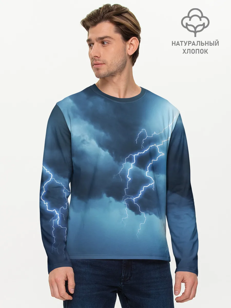 Мужской лонгслив базовый / STORM