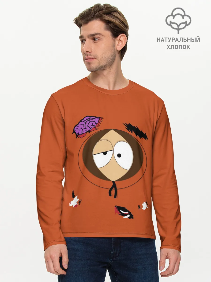 Мужской лонгслив базовый / South Park. Dead Kenny
