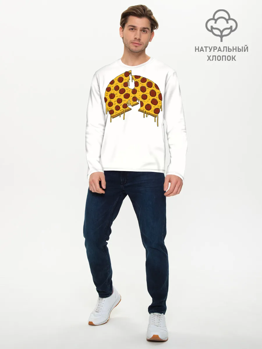 Мужской лонгслив базовый / Pizza Clan
