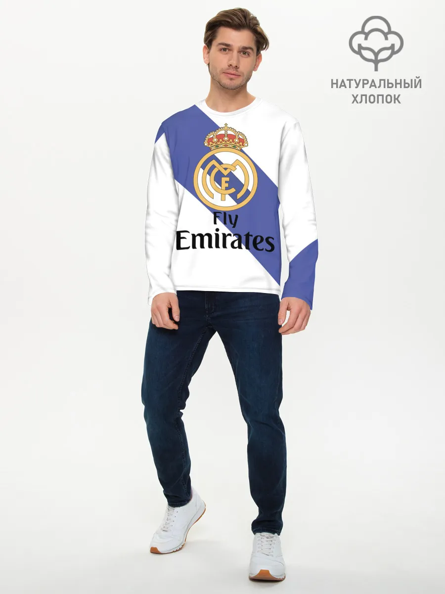 Мужской лонгслив базовый / Реал