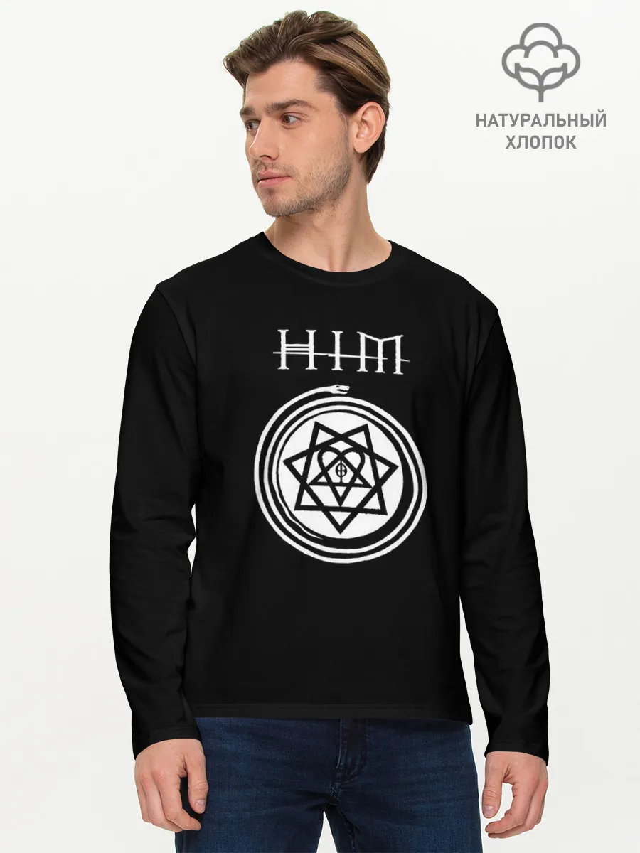 Мужской лонгслив базовый / HIM