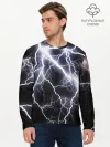 Мужской лонгслив базовый / Молния
