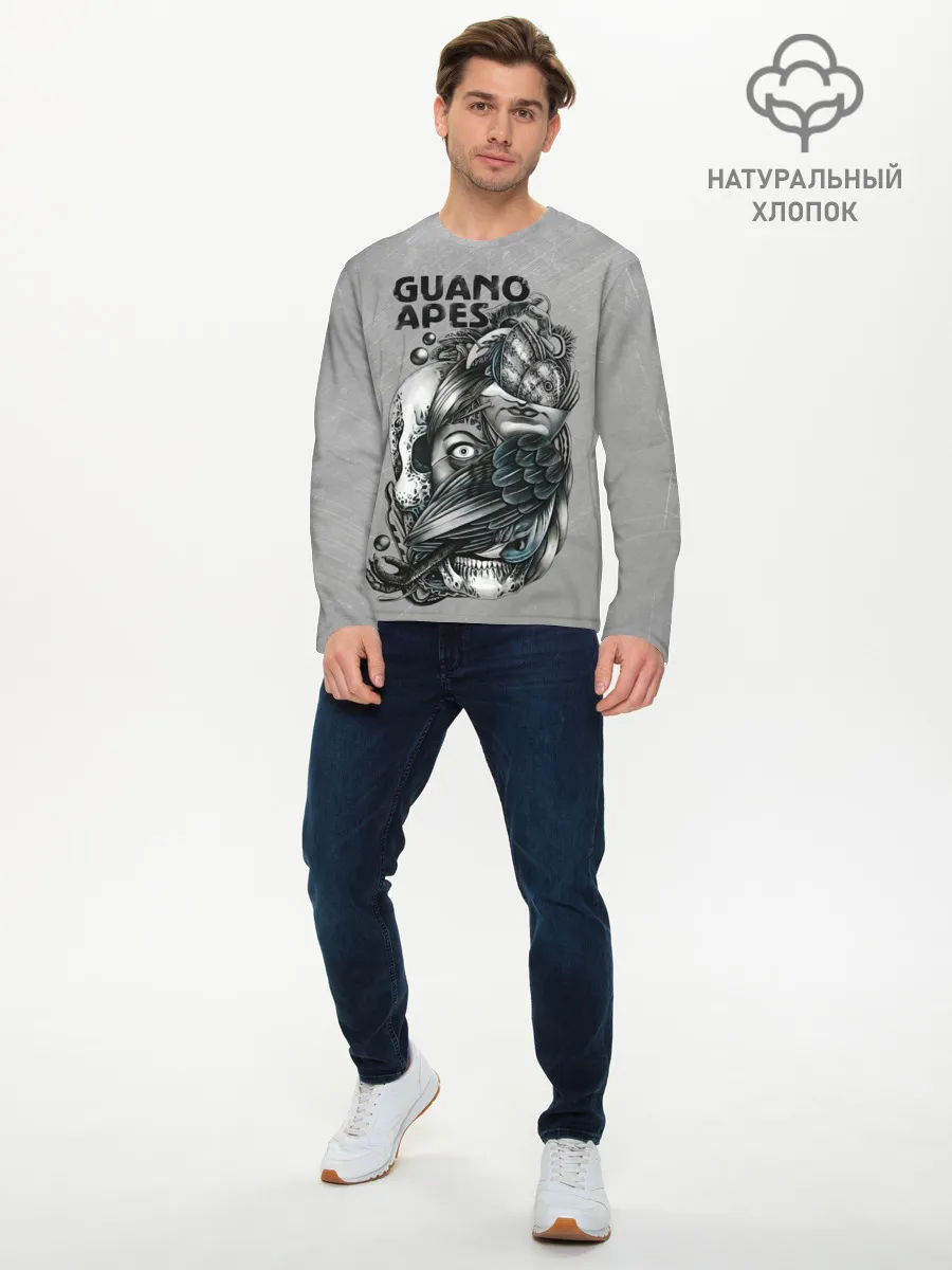 Мужской лонгслив базовый / Guano Apes