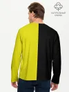 Мужской лонгслив базовый / BLACK YELLOW | ЧЕРНО ЖЕЛТЫЙ