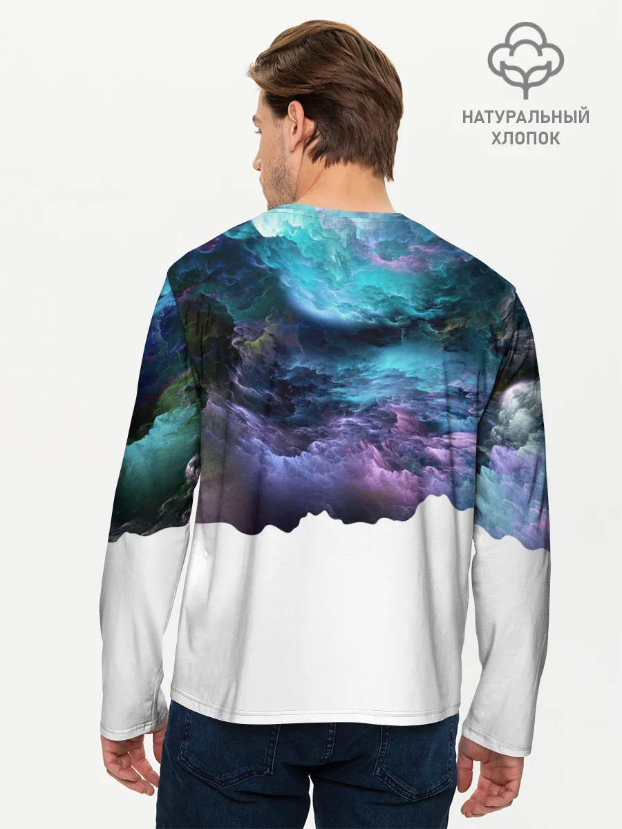 Мужской лонгслив базовый / Smoky dreams