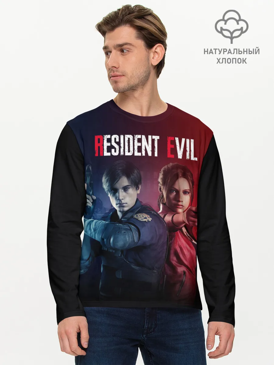 Мужской лонгслив базовый / Resident Evil 2