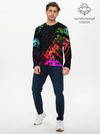 Мужской лонгслив базовый / MARSMELLO GRADIENT