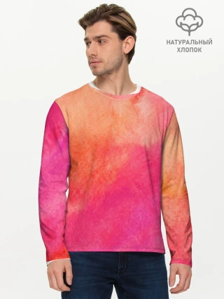 Мужской лонгслив базовый / Краски