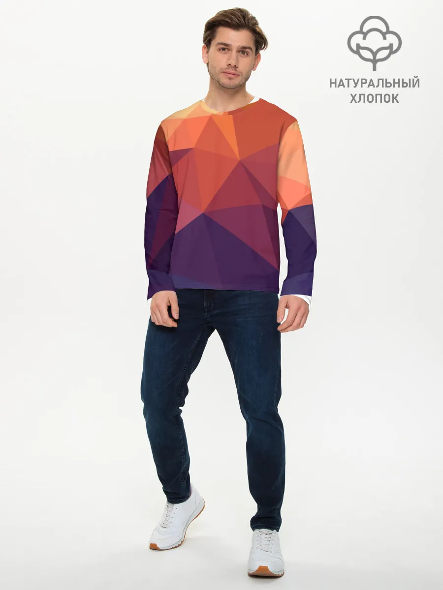Мужской лонгслив базовый / Грани