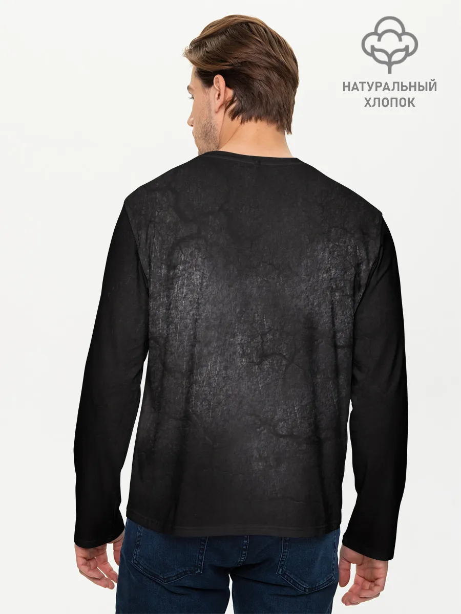 Мужской лонгслив базовый / BLOODBORNE HUNTER | СИМВОЛ ОХОТНИКА