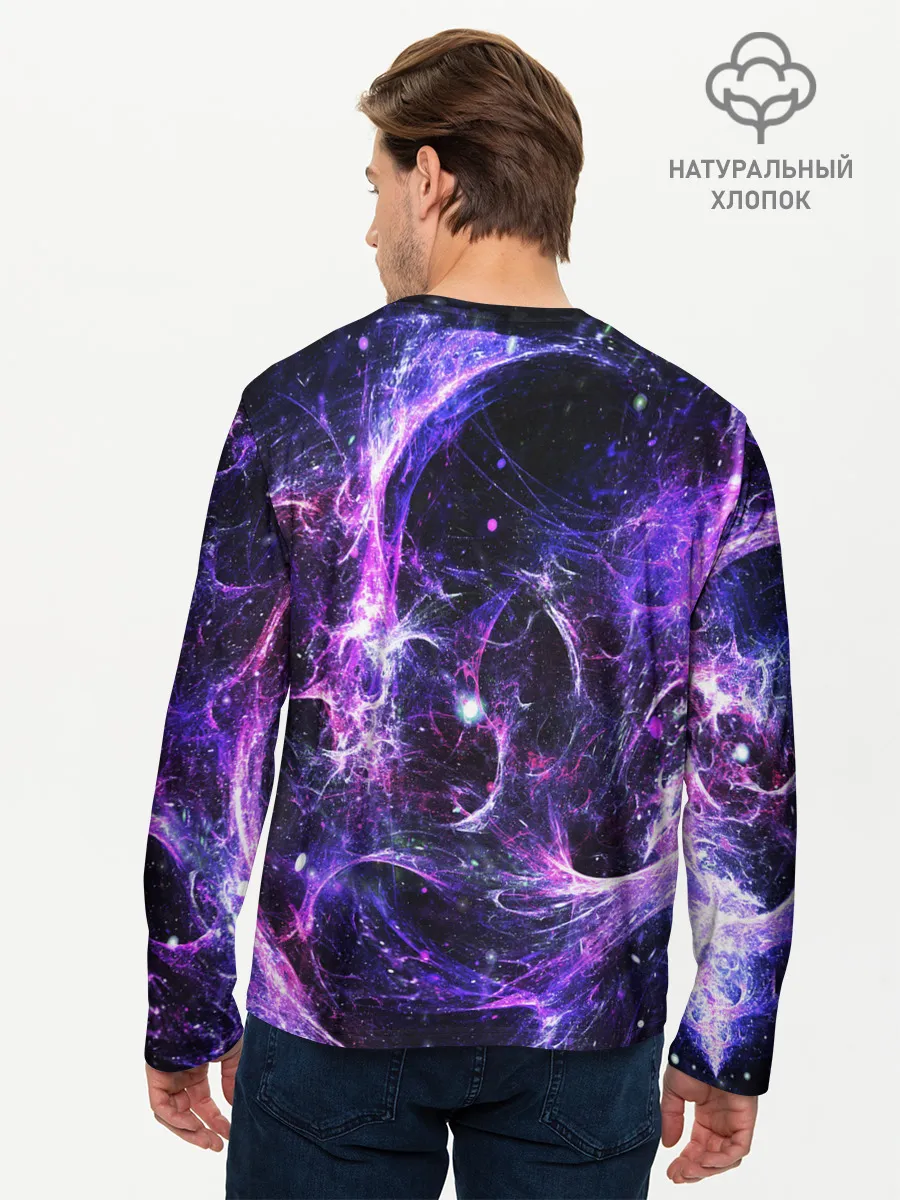 Мужской лонгслив базовый / SPACE STARS | КОСМОС ЗВЁЗДЫ