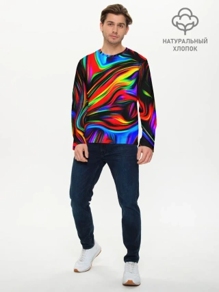 Мужской лонгслив базовый / ABSTRACT