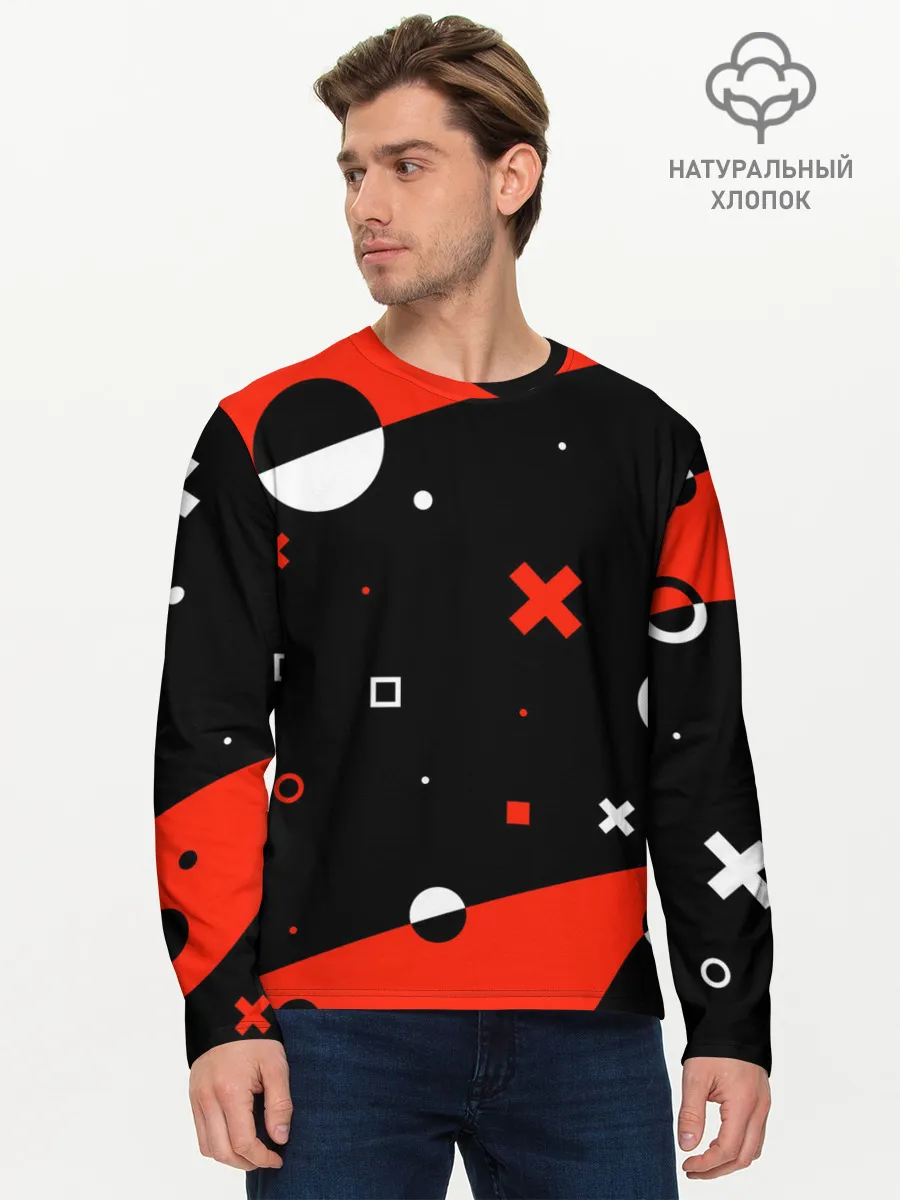 Мужской лонгслив базовый / ФИГУРКИ