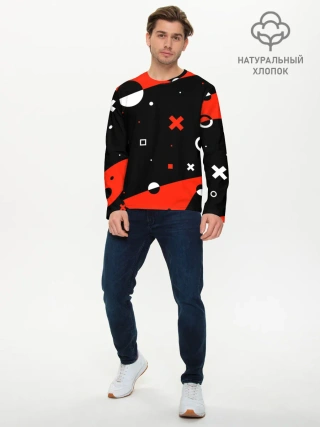 Мужской лонгслив базовый / ФИГУРКИ