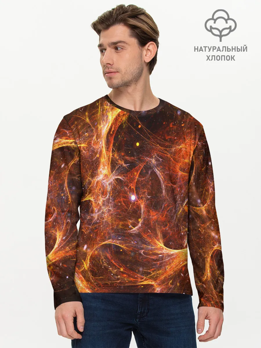 Мужской лонгслив базовый / КОСМОС