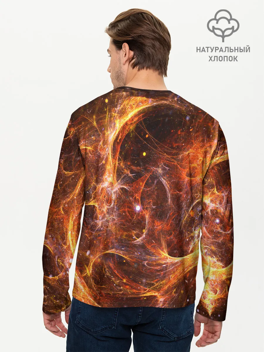 Мужской лонгслив базовый / КОСМОС