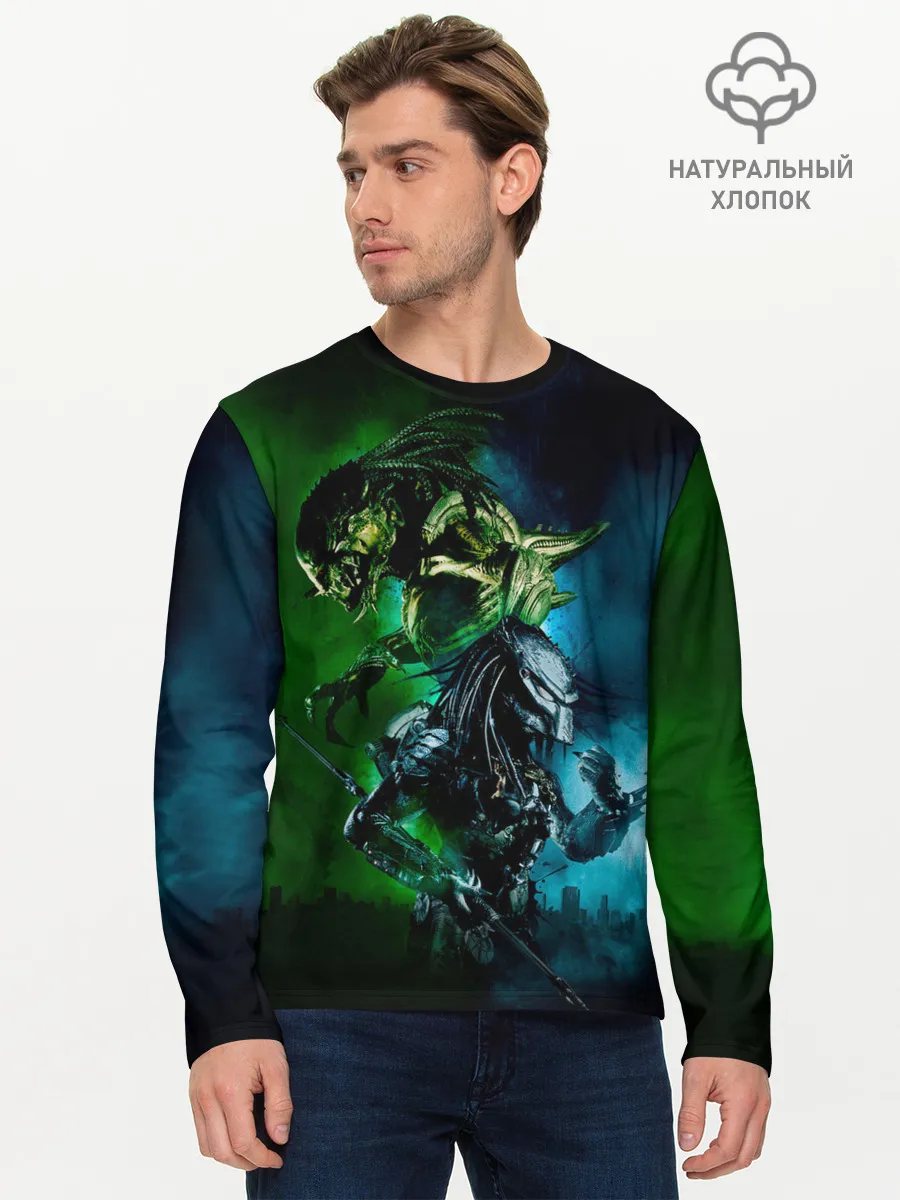 Мужской лонгслив базовый / PREDATOR