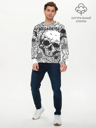 Мужской лонгслив базовый / Megadeth