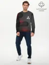 Мужской лонгслив базовый / Mitsubishi