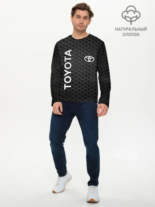 Мужской лонгслив базовый / TOYOTA
