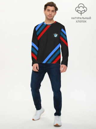 Мужской лонгслив базовый / BMW CARBON