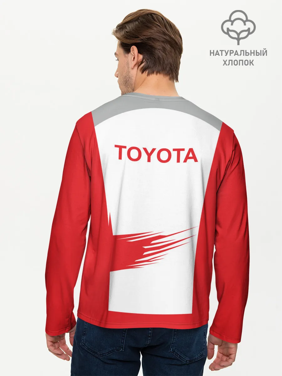 Мужской лонгслив базовый / Toyota Driver