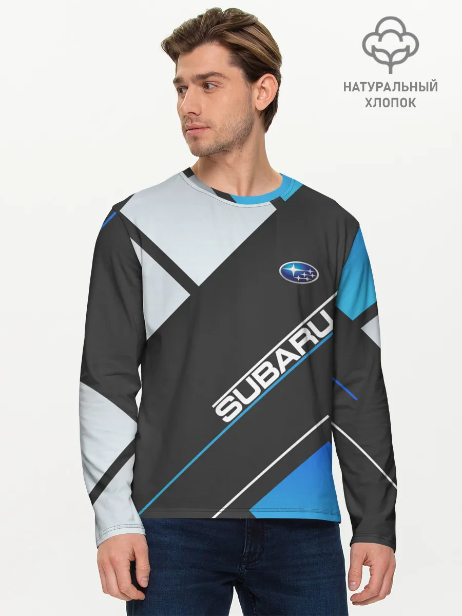 Мужской лонгслив базовый / SUBARU