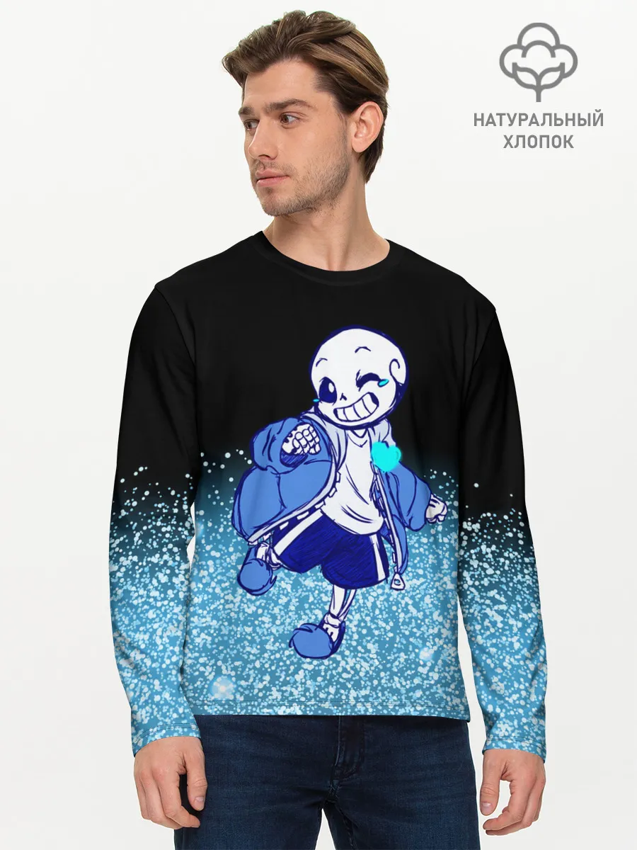 Мужской лонгслив базовый / Undertale