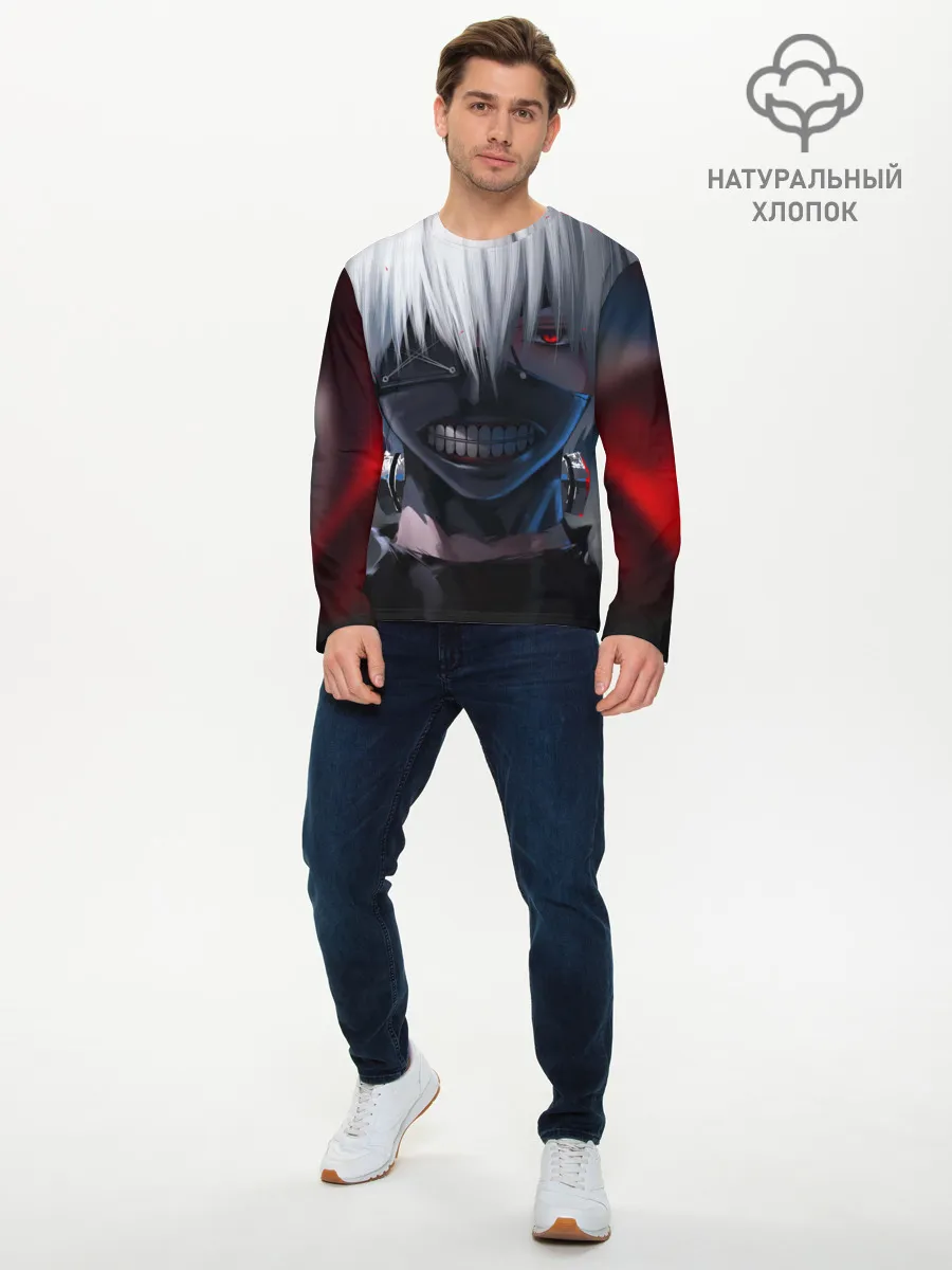 Мужской лонгслив базовый / TOKYO GHOUL | ТОКИЙСКИЙ ГУЛЬ