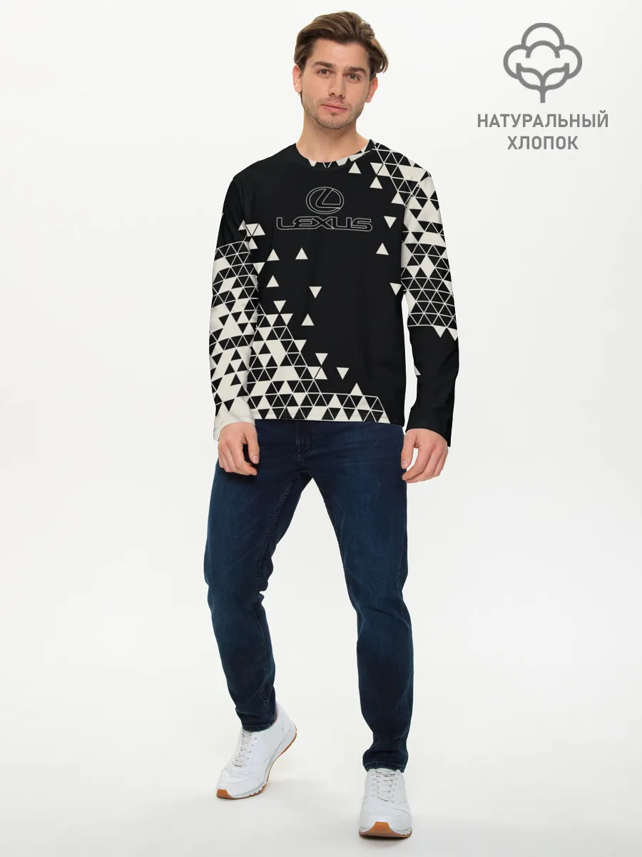 Мужской лонгслив базовый / LEXUS