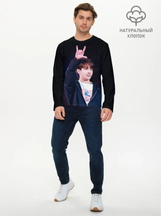 Мужской лонгслив базовый / BTS