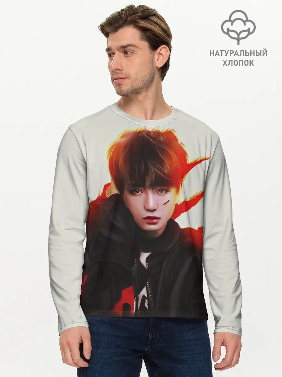 Мужской лонгслив базовый / BTS
