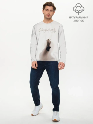 Мужской лонгслив базовый / BTS